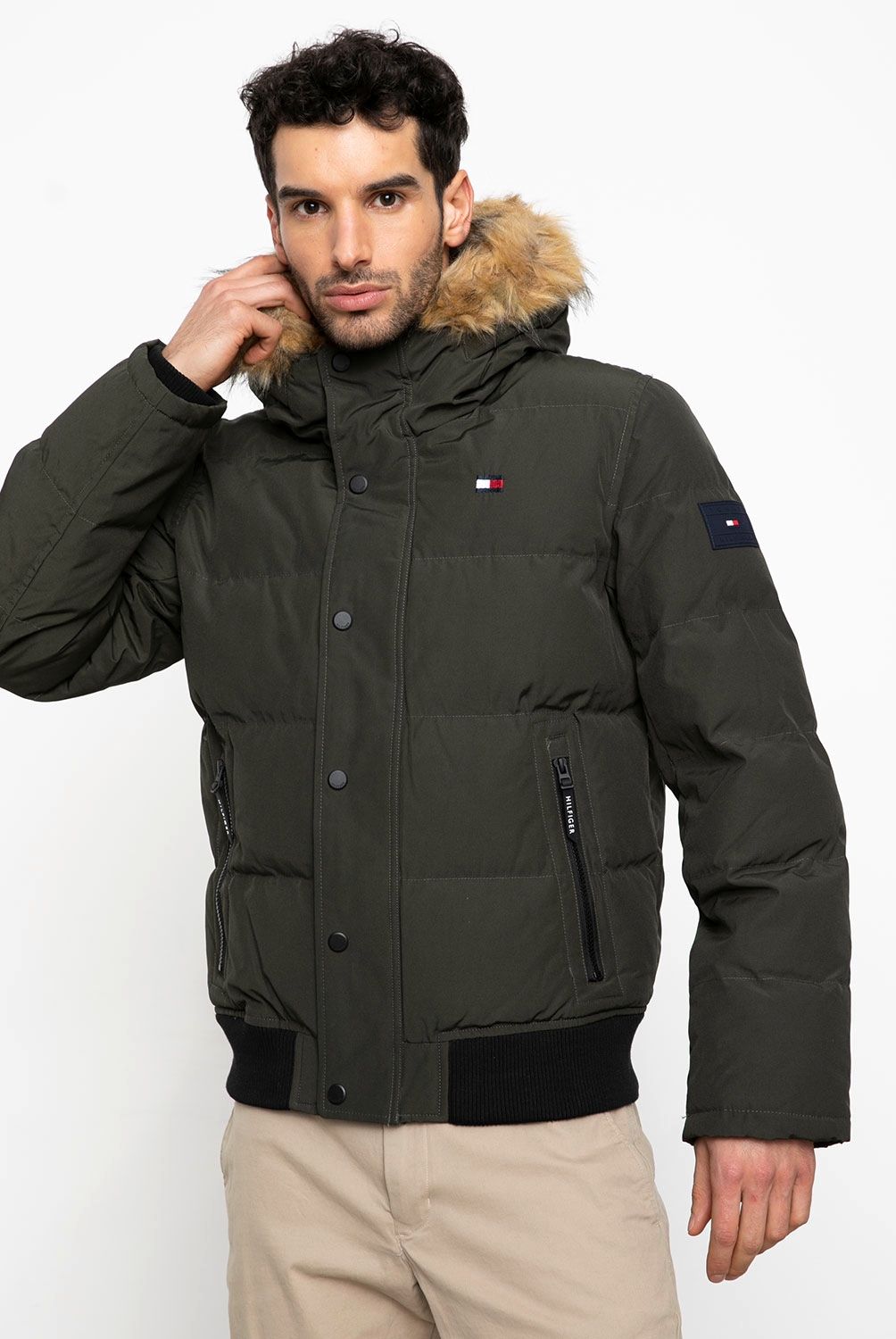 TOMMY HILFIGER - Tommy Hilfiger Parka con Gorro Hombre