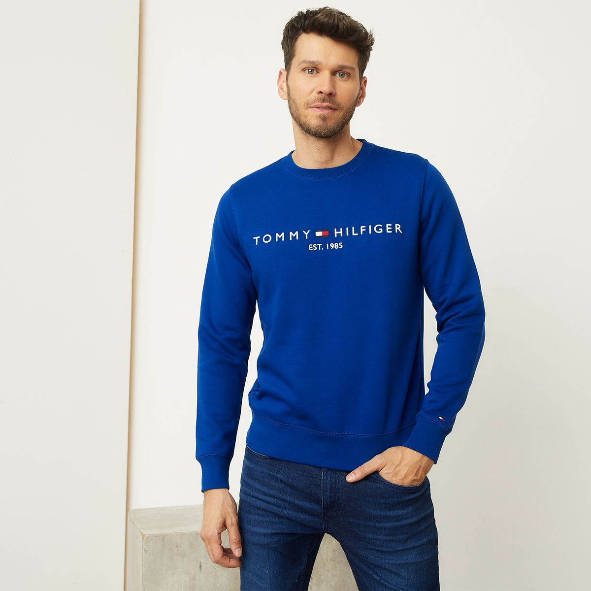 TOMMY HILFIGER - Polerón Cuello Redondo Hombre Tommy Hilfiger