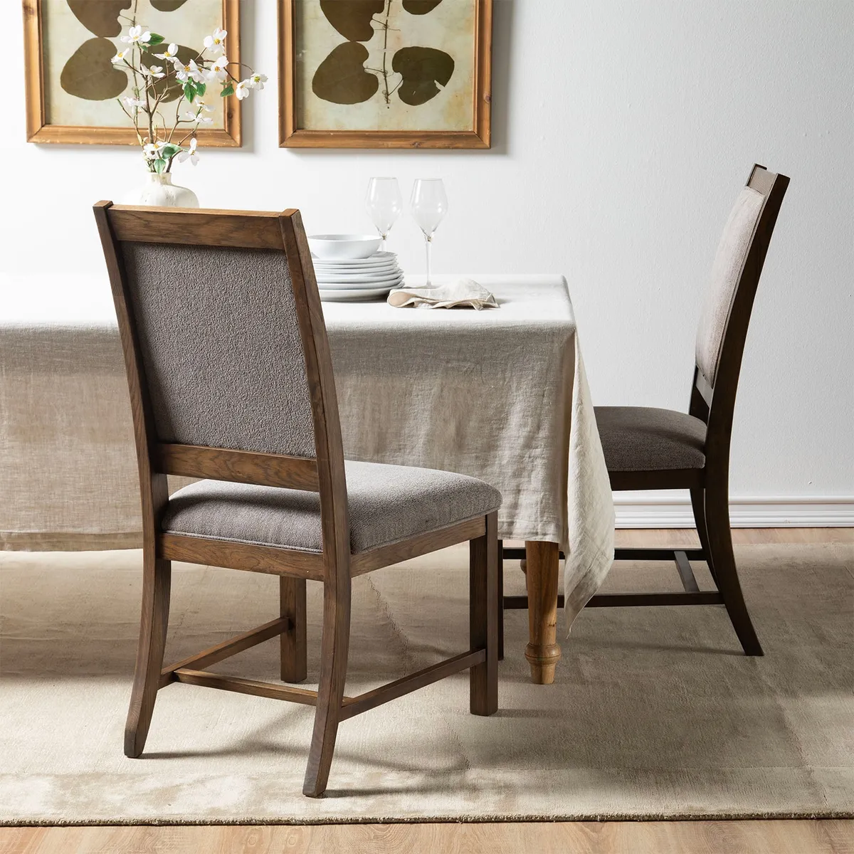 ROBERTA ALLEN - Par Sillas Comedor Windville Tapizadas Roberta Allen