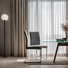 BASEMENT HOME - Par de Sillas de Comedor Positano Gris