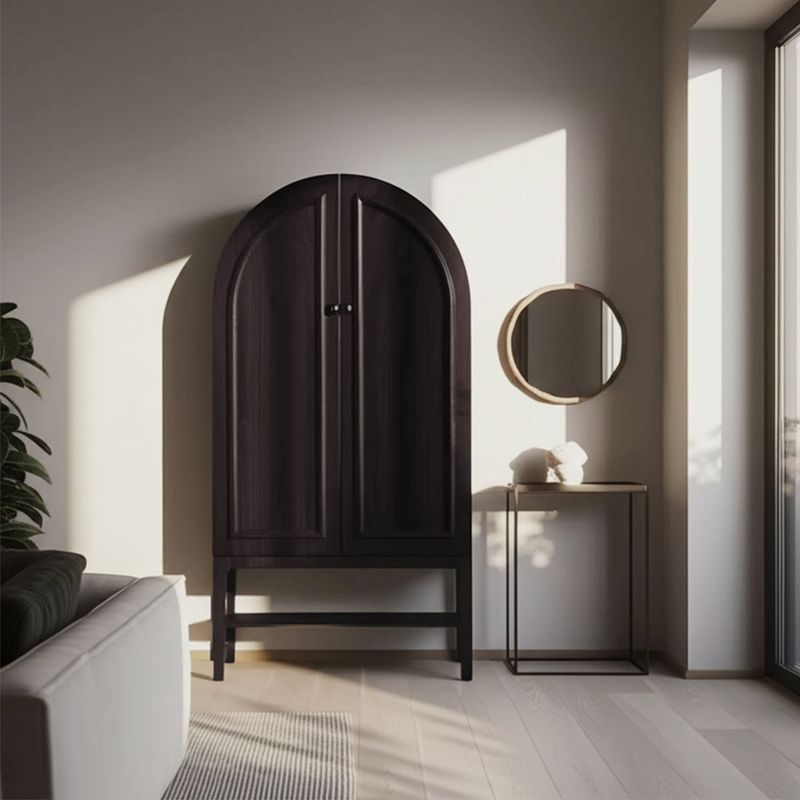 BASEMENT HOME - Vitrina de Madera de Mango Basement Home Jonas Negra