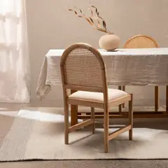 BASEMENT HOME - Par de Sillas Comedor Lukas Beige y Madera