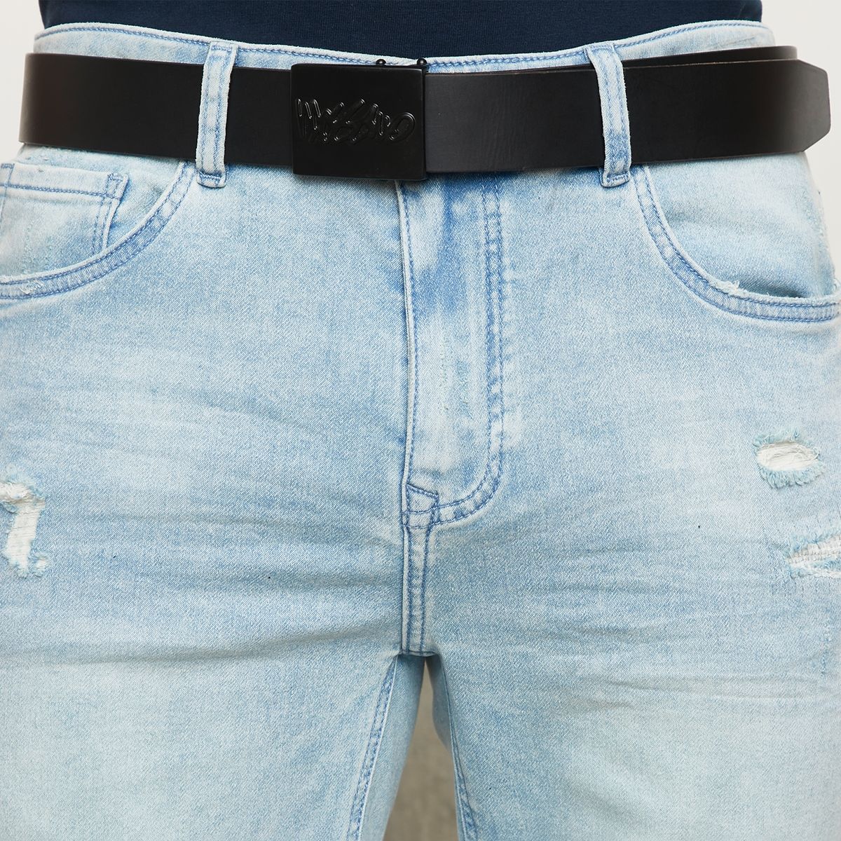 MOSSIMO - Cinturón De Cuero Hombre Mossimo