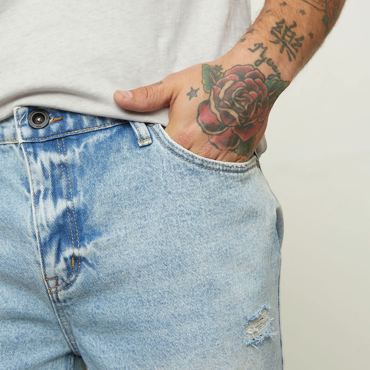 MOSSIMO - Short Bermuda Denim Hombre Mossimo