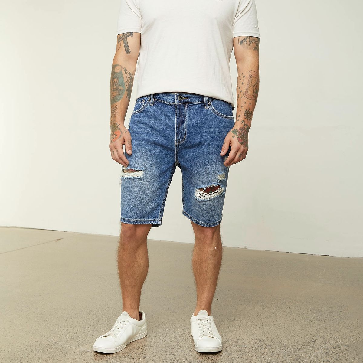 MOSSIMO - Short Bermuda Denim Hombre Mossimo