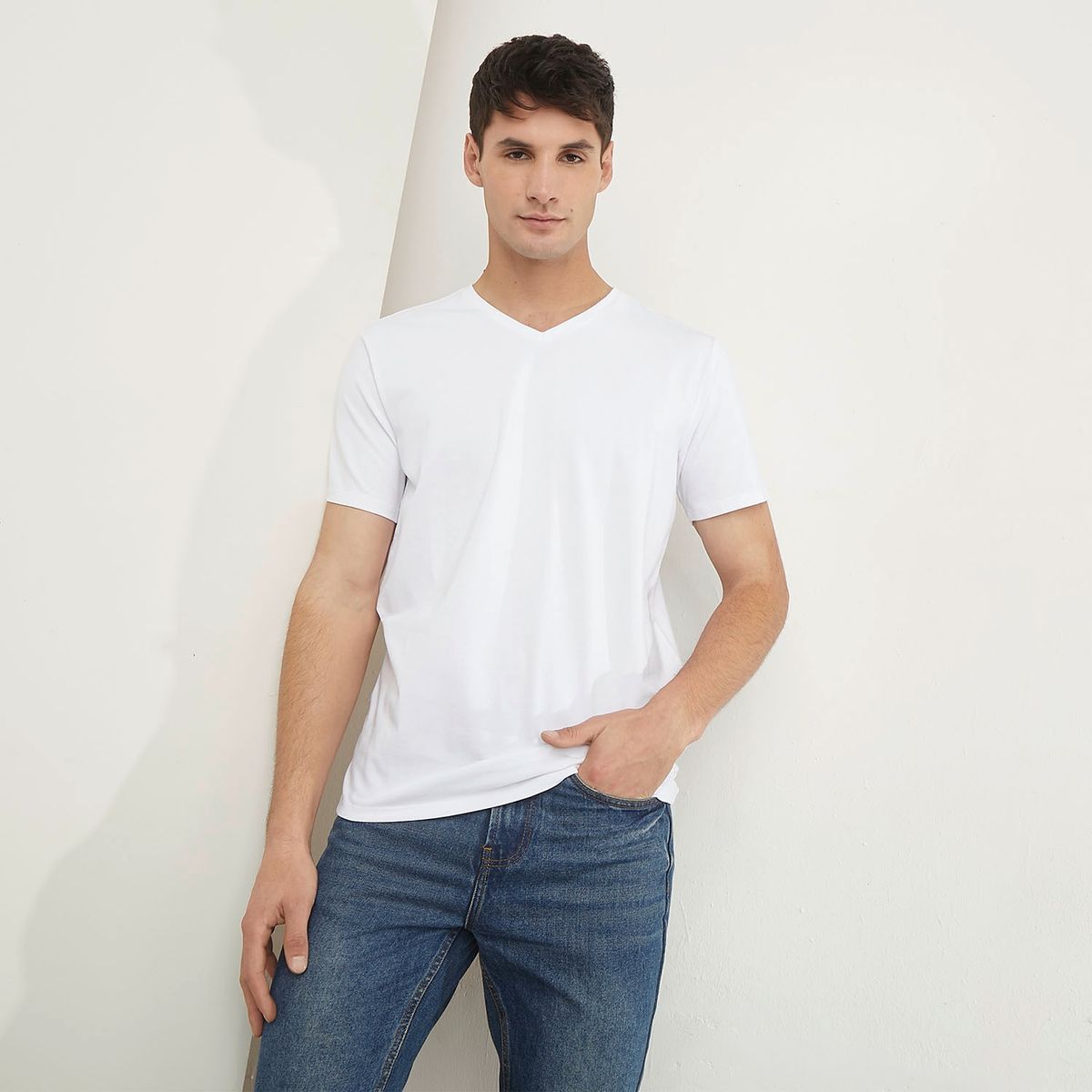 BASEMENT - Polera Manga Corta Algodón Orgánico Hombre Basement