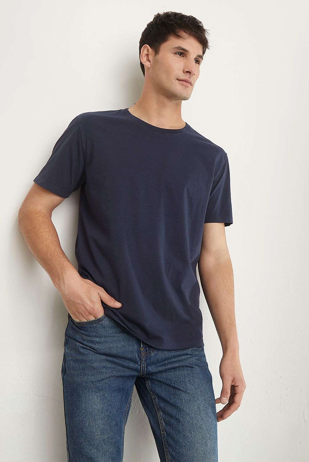 BASEMENT - Polera Manga Corta Algodón Orgánico Hombre Basement