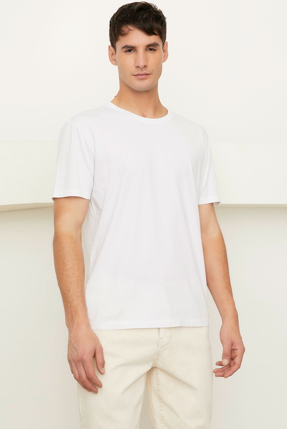 BASEMENT - Polera Manga Corta Algodón Orgánico Hombre Basement