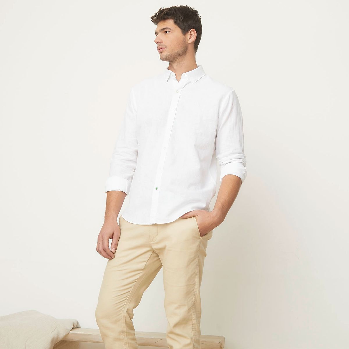 LA MARTINA - Camisa Lino Regular Fit Hombre La Martina