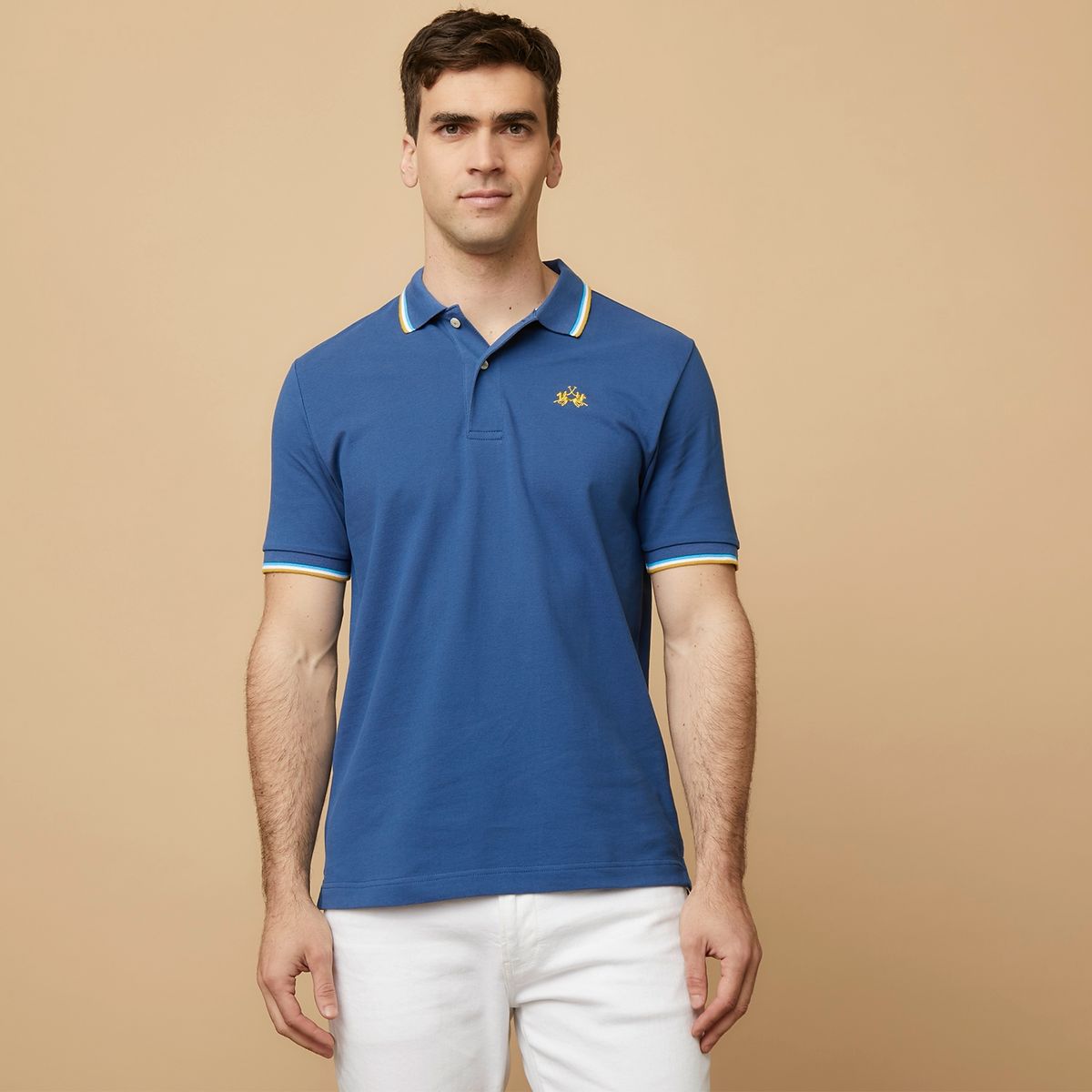 LA MARTINA - Polera Pique Algodón Premium Hombre La Martina