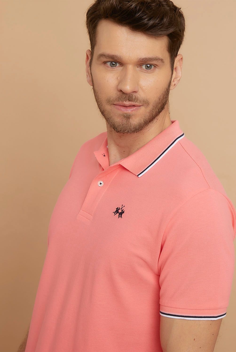 LA MARTINA - Polera Pique Algodón Premium Hombre La Martina