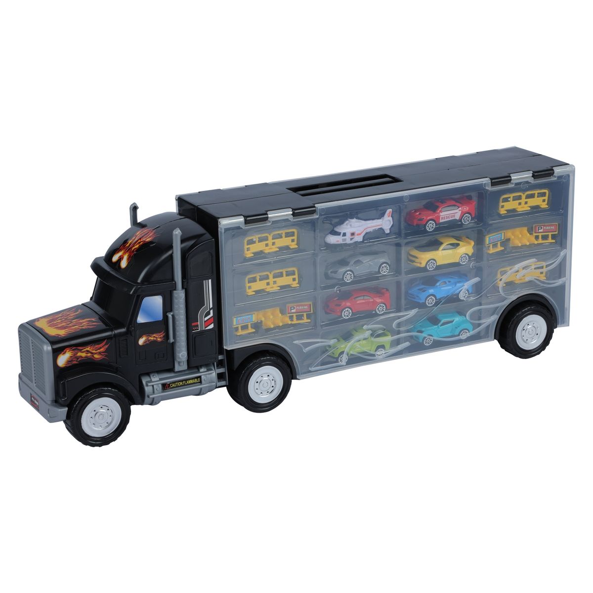 KIDS N PLAY - Camión Maletín Transportador 24 Autos Kids N Play