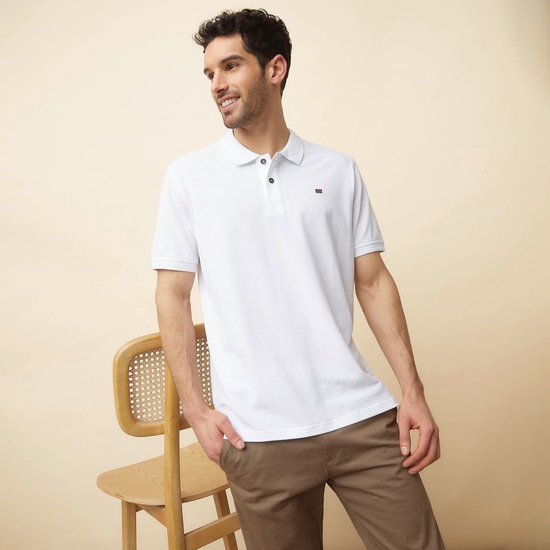 UNIVERSITY CLUB - Polera Cuello Pique Manga Corta Algodón Hombre University Club