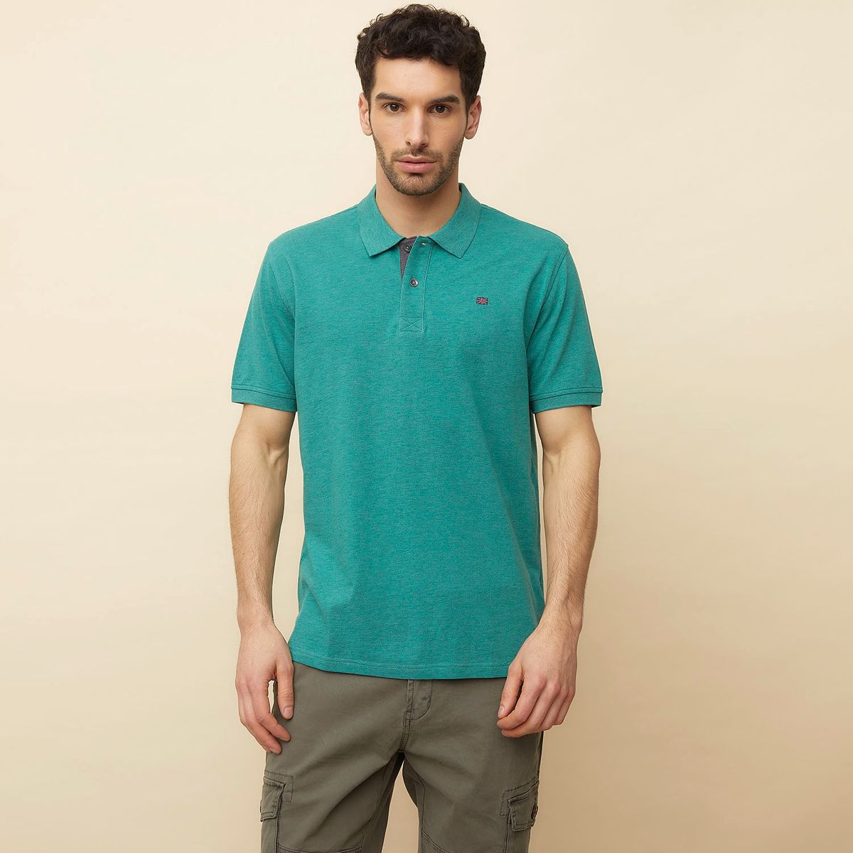 UNIVERSITY CLUB - Polera Cuello Pique Manga Corta Algodón Hombre University Club