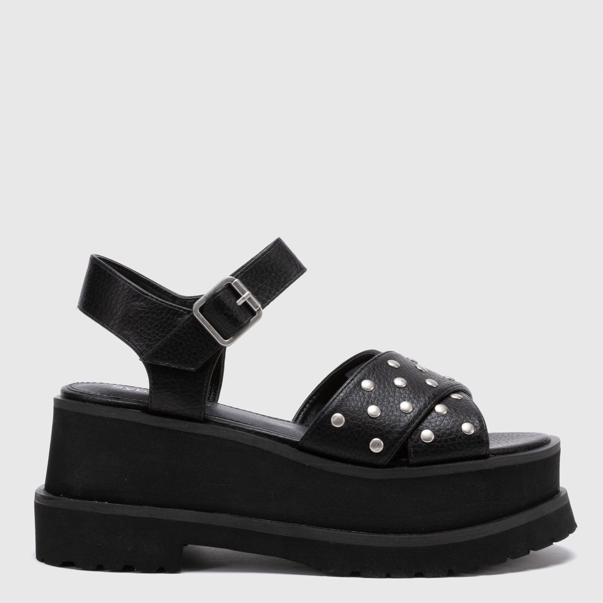 SYBILLA - Sandalia Mujer Negro Sybilla