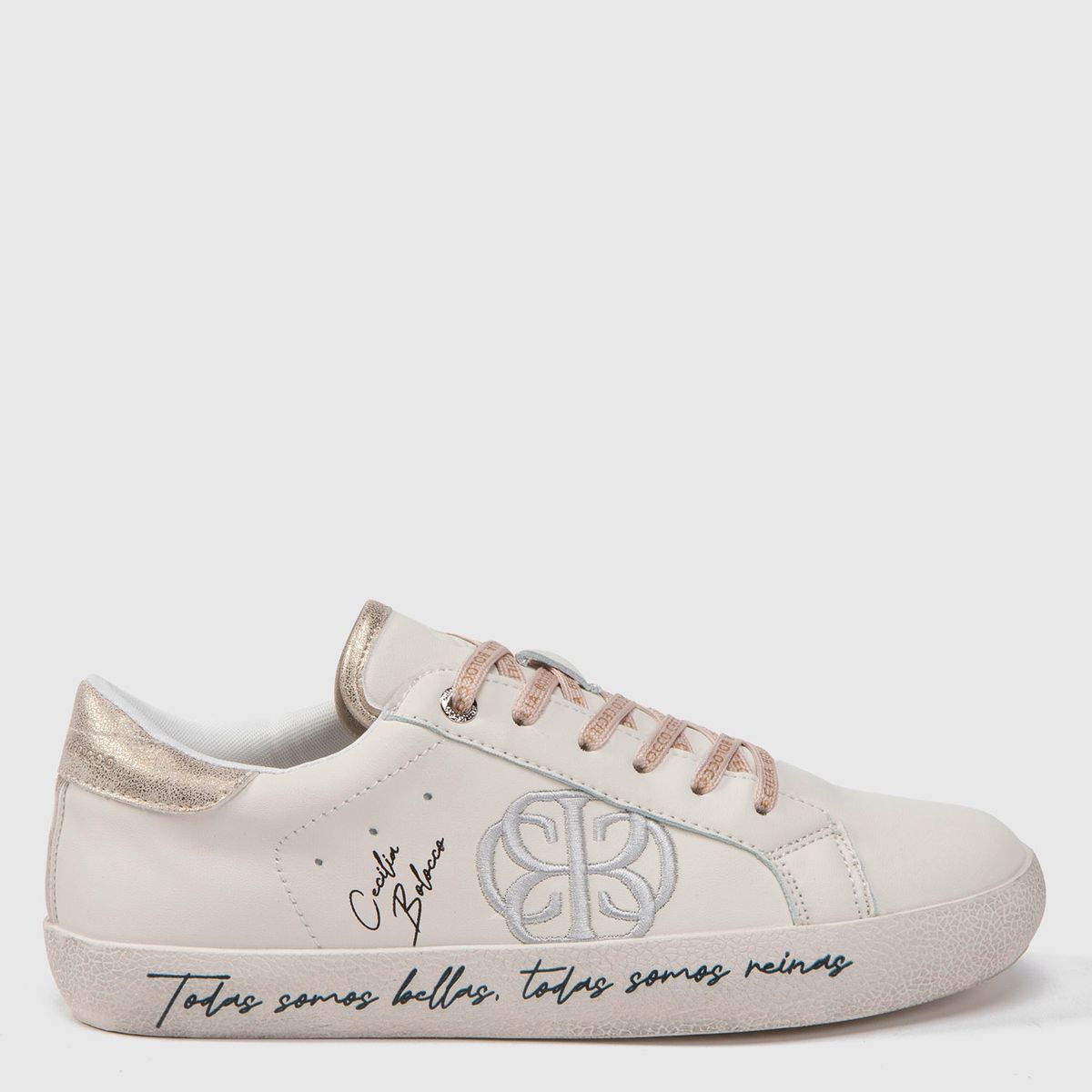 CECILIA BOLOCCO - Zapatilla Urbana Mujer Blanco Cecilia Bolocco