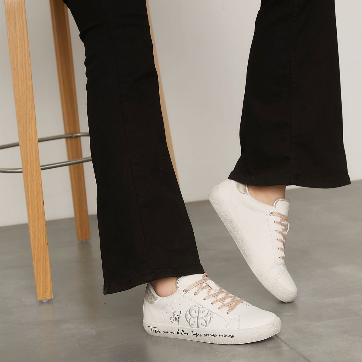 CECILIA BOLOCCO - Zapatilla Urbana Mujer Blanco Cecilia Bolocco