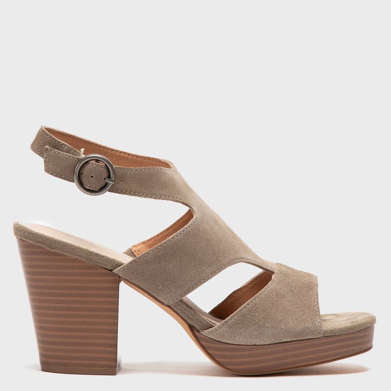 APOLOGY - Sandalia Mujer Gamuza Beige Apology