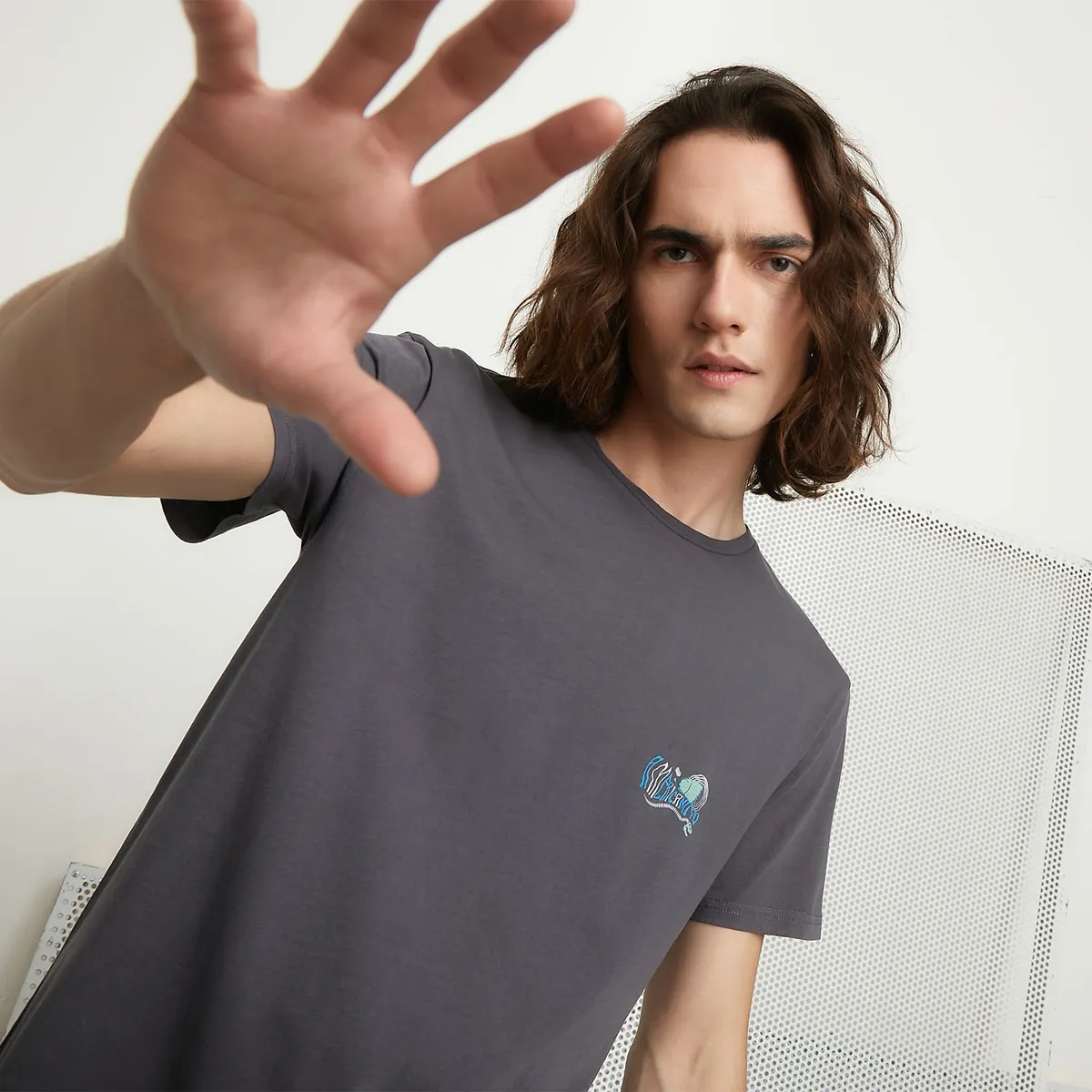 AMERICANINO - Polera Manga Corta Algodón Organico Hombre Americanino