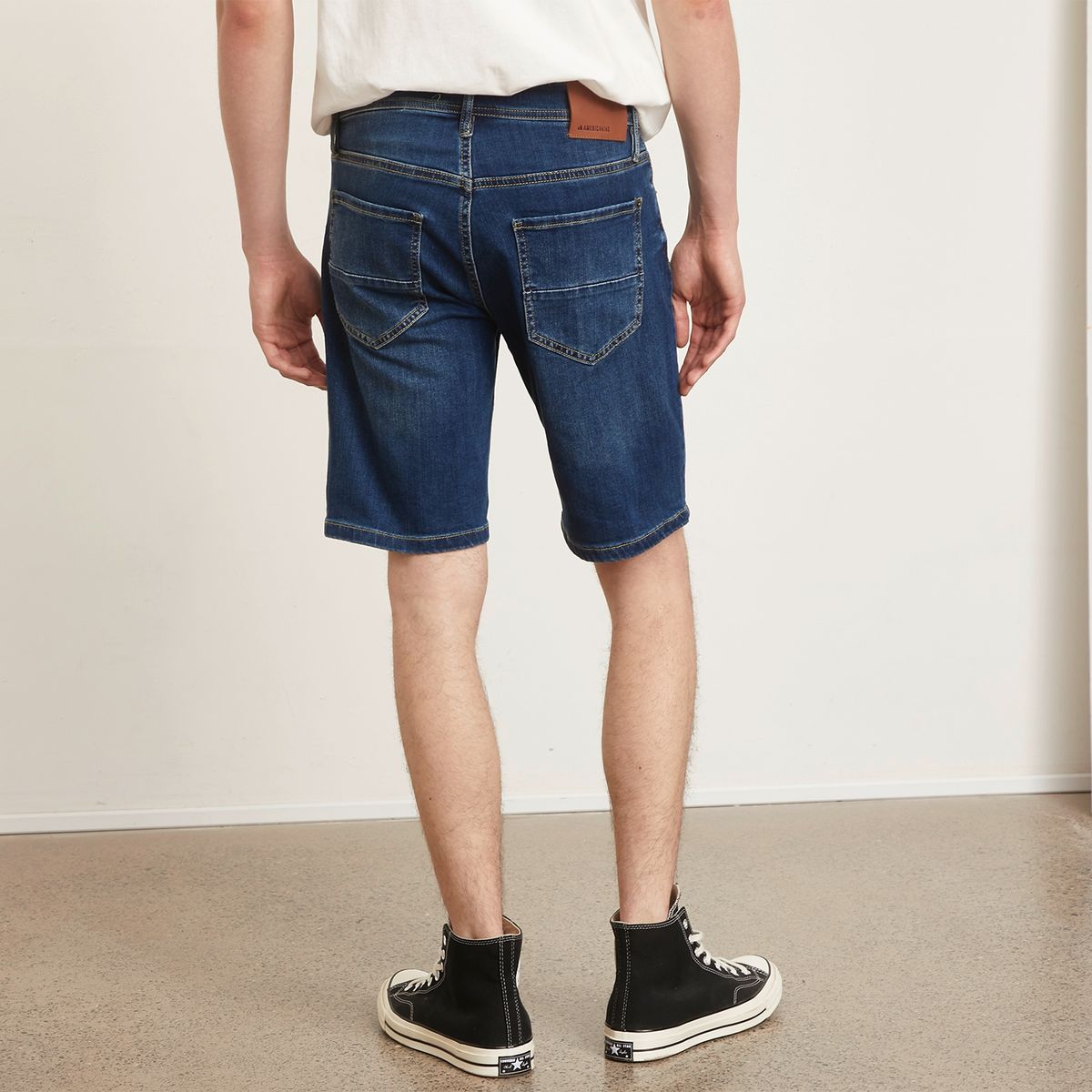 AMERICANINO - Short Bermuda Denim Algodón Reciclado Hombre Americanino