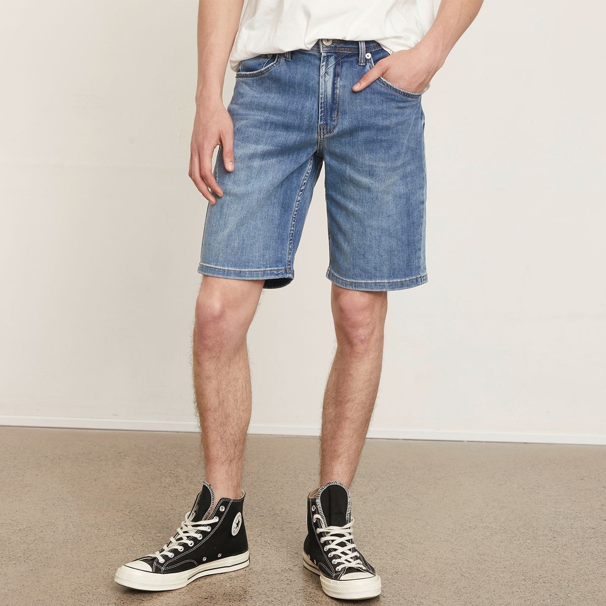 AMERICANINO - Short Bermuda Denim Algodón Reciclado Hombre Americanino