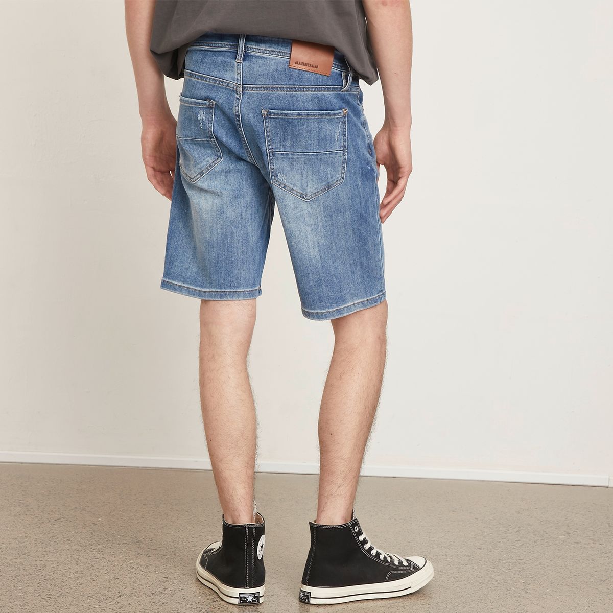 AMERICANINO - Short Bermuda Denim Algodón Reciclado Hombre Americanino