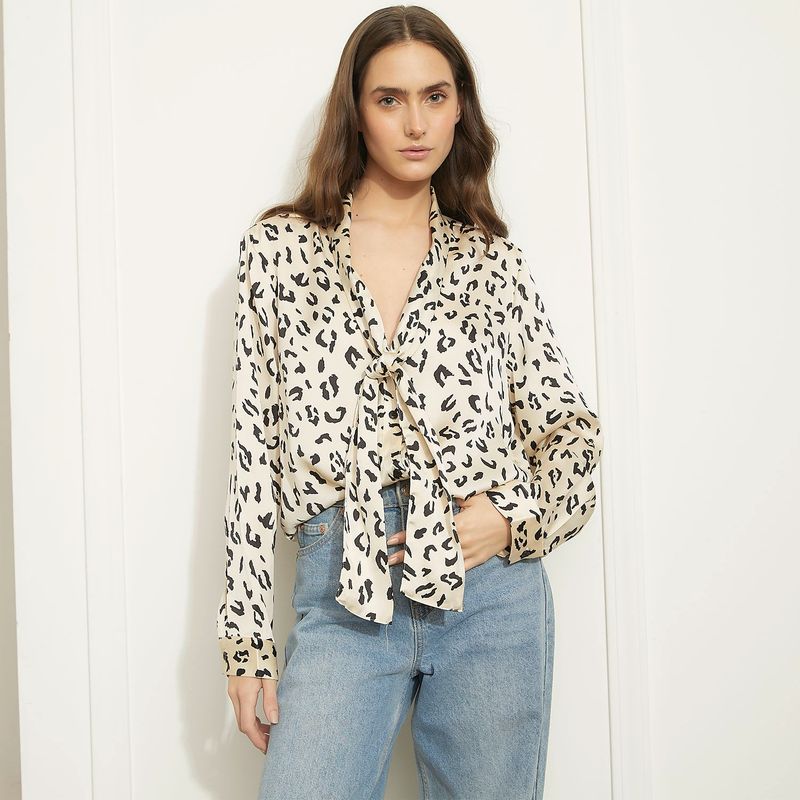 BASEMENT - Blusa Manga Larga Mujer Basement