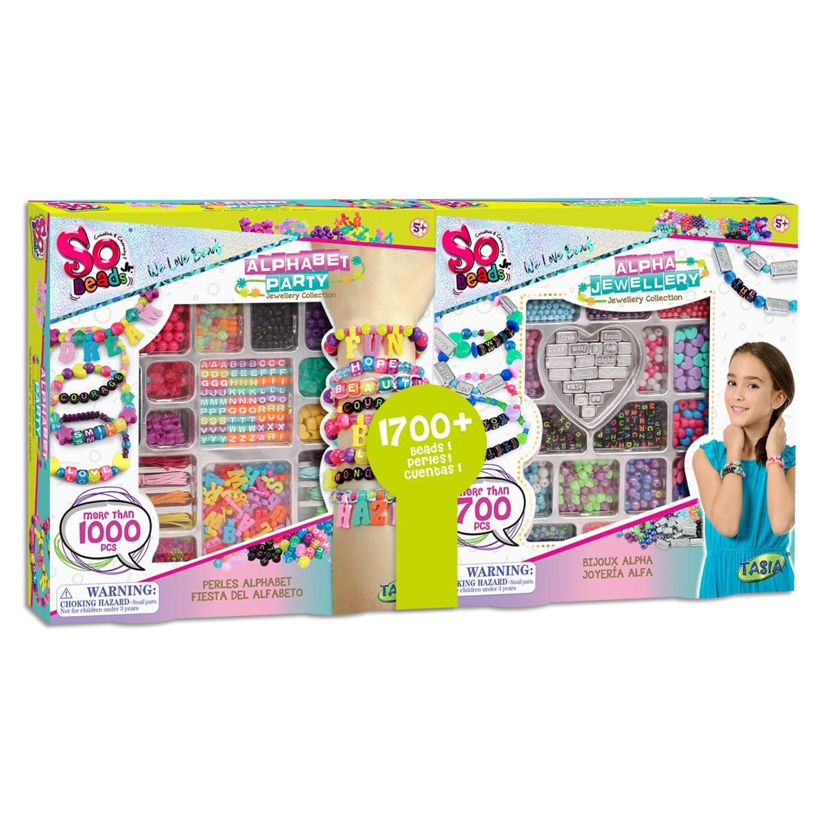 SO BEADS - Set De Pulseras Alfabeto So Beads