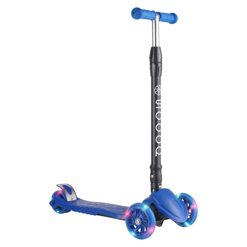 SCOOP - Scooter 3 Ruedas Scoop Con Luz Fluor Azul Infantil