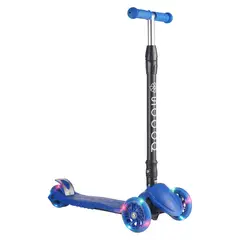 SCOOP - Scooter 3 Ruedas Con Luz Fluor Azul Infantil