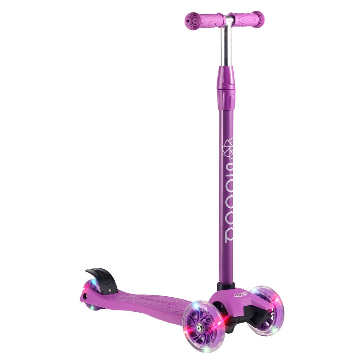 SCOOP - Scooter 3 Ruedas Scoop con Luz Fluor Morado