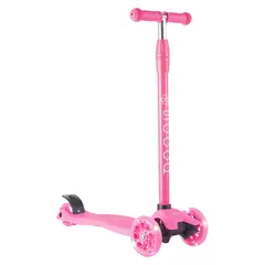 SCOOP - Scooter Infantil 3 Ruedas con Luces Rosado Fluor