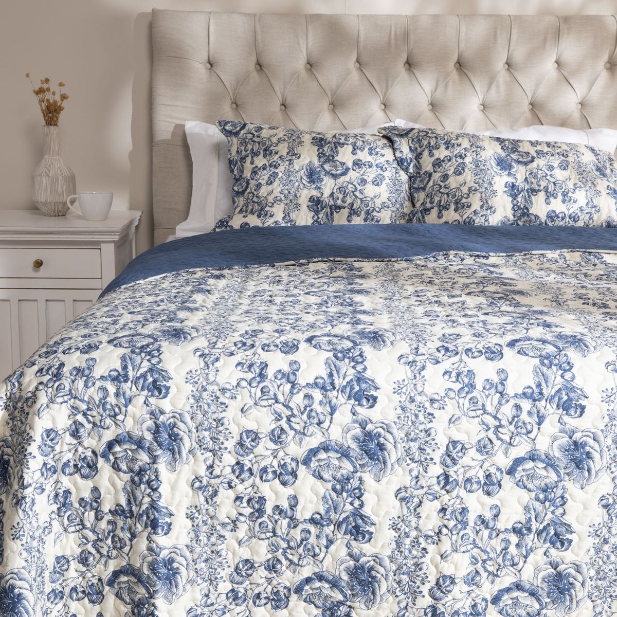 TEXTIL VIÑA - Cubrecama Leonor Textil Viña