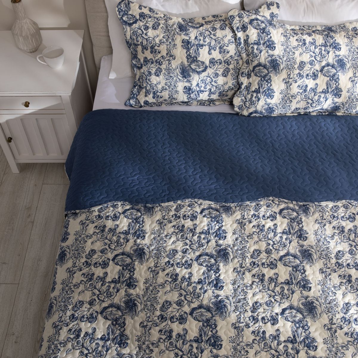 TEXTIL VIÑA - Cubrecama Leonor Textil Viña