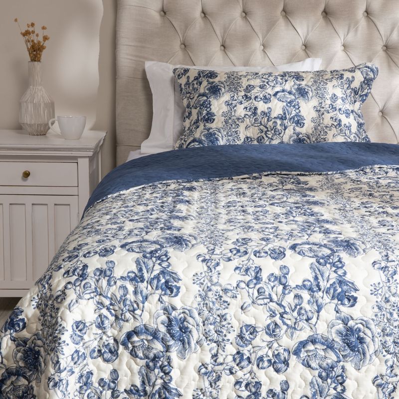 TEXTIL VIÑA - Cubrecama Leonor Textil Viña