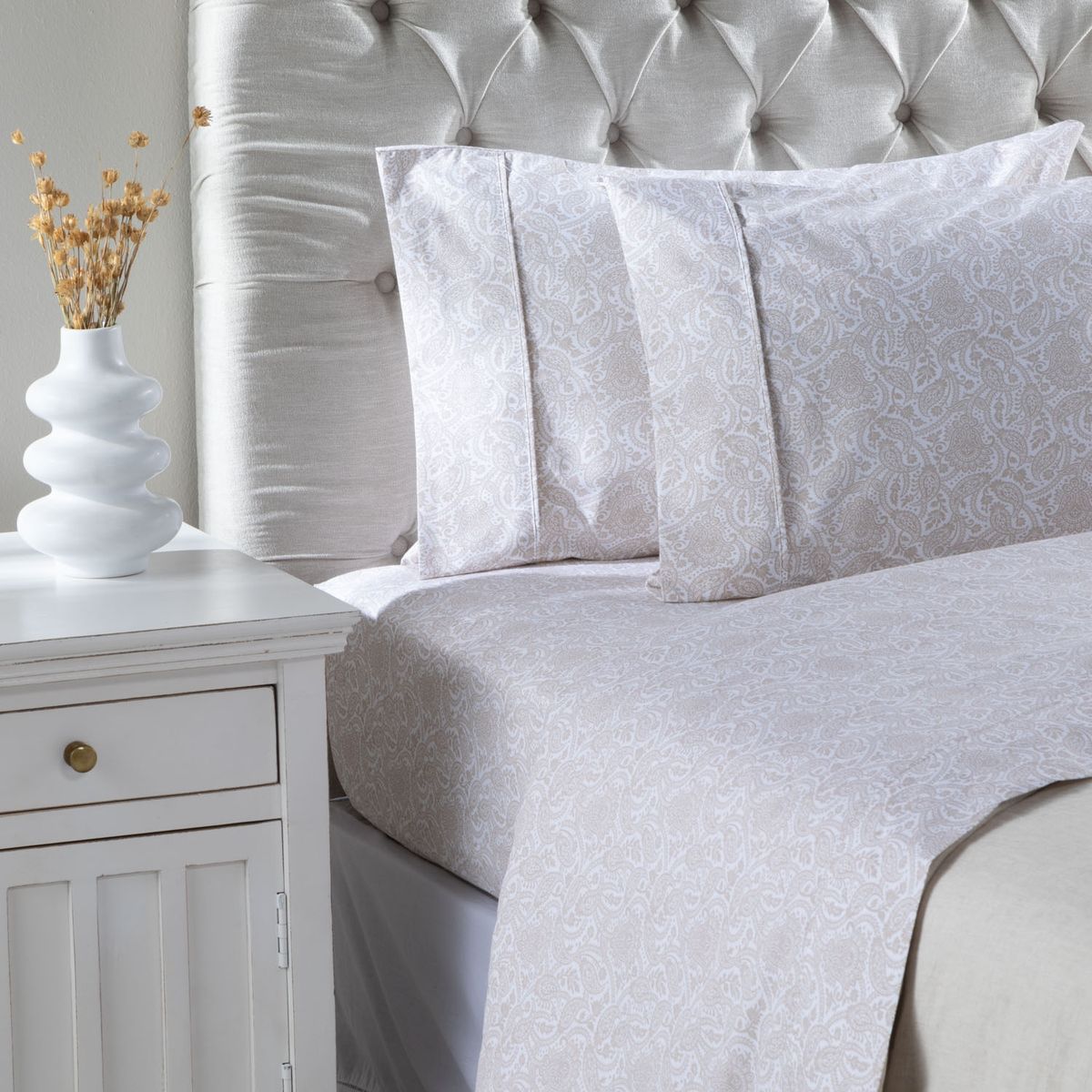 TEXTIL VIÑA - Juego de Sábanas 180 Hilos Paisley Textil Viña