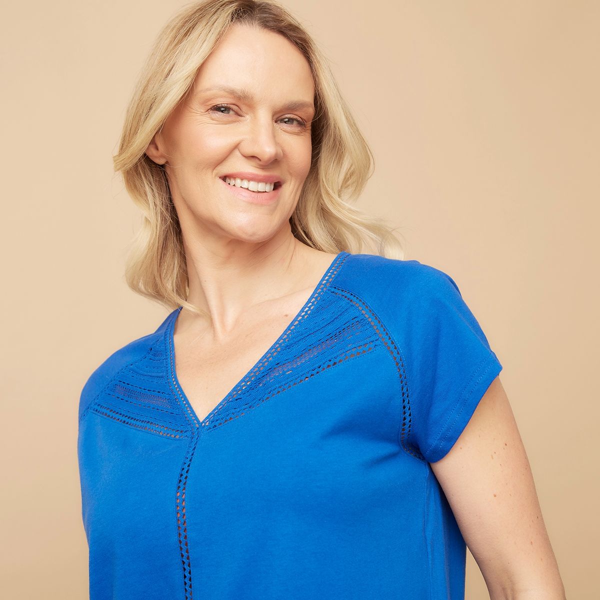 S COCCI - Polera Manga Corta Algodón Mujer S. Cocci