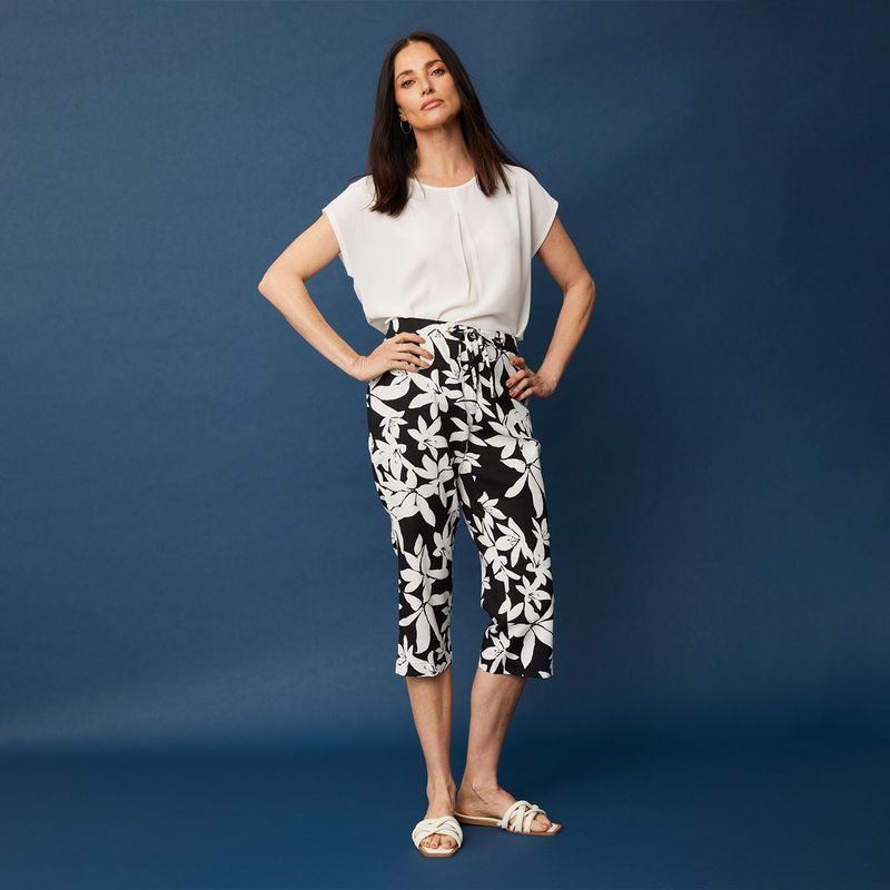 S COCCI - Pantalón Capri Tiro Alto Mujer S Cocci