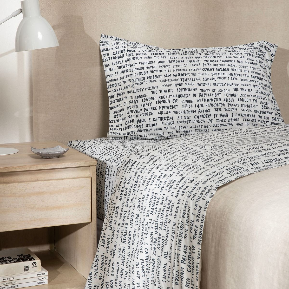 MICA - Juego de Sábanas 180 Hilos Estampada Mica