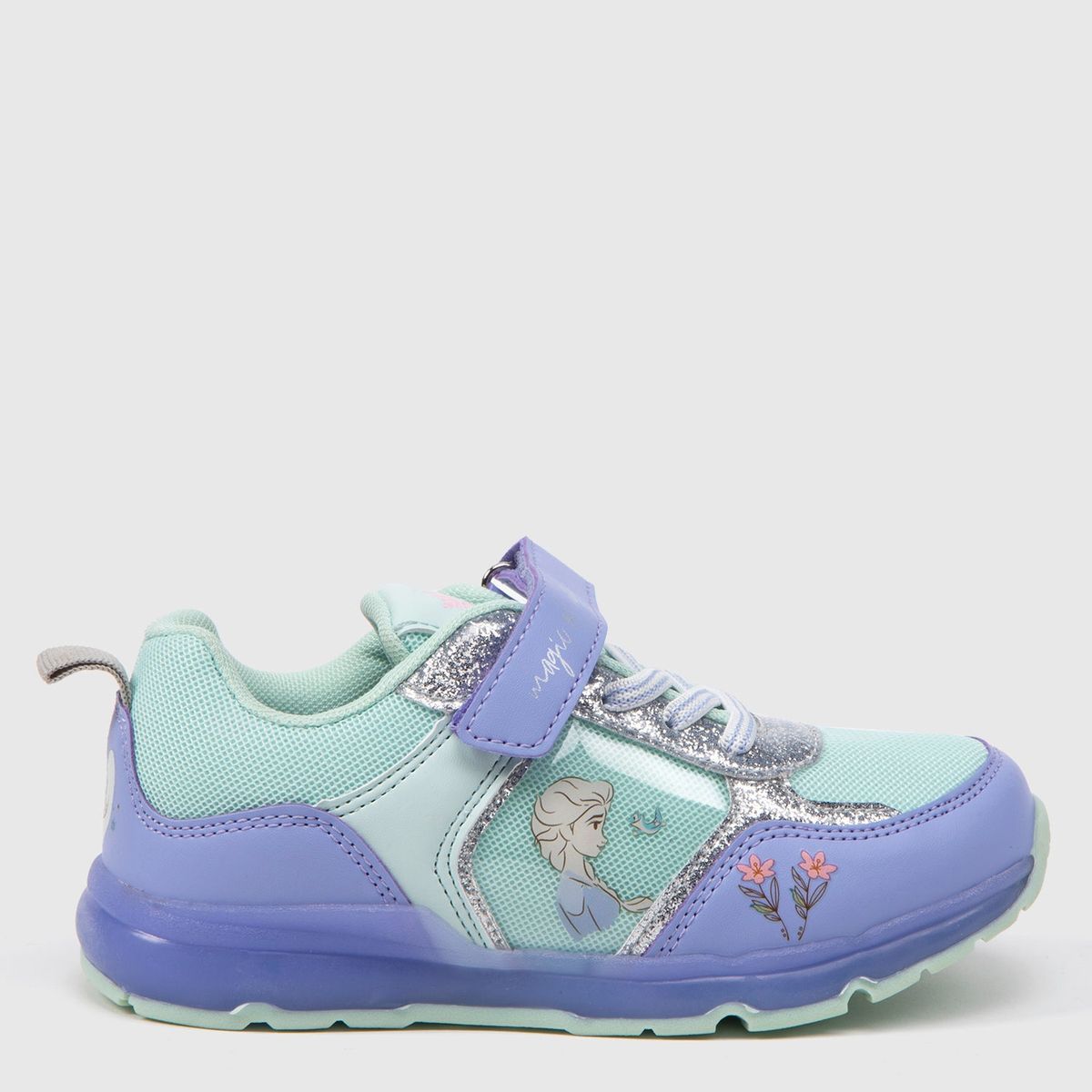 DISNEY - Zapatilla Urbana Niña Velcro Celeste (22 a 30) Disney