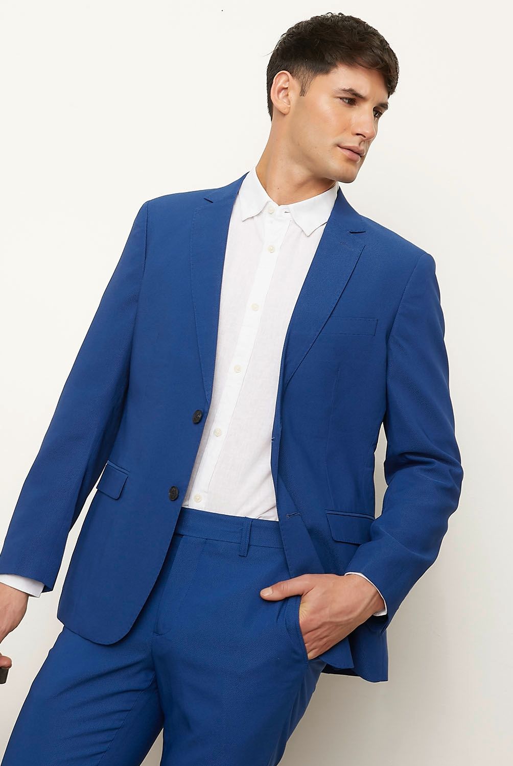BASEMENT - Chaqueta Traje Formal Hombre Slim Basement