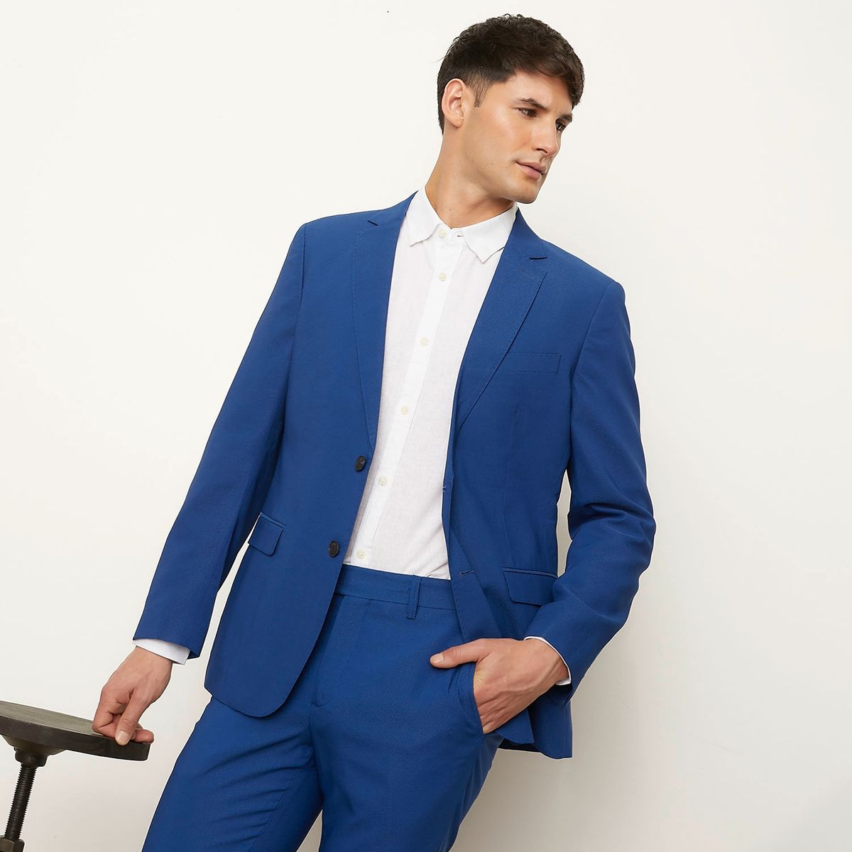 BASEMENT - Chaqueta Traje Formal Hombre Slim Basement