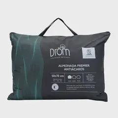DROM - Almohada Microfibra Premier Antiacaros 50X70 Cm