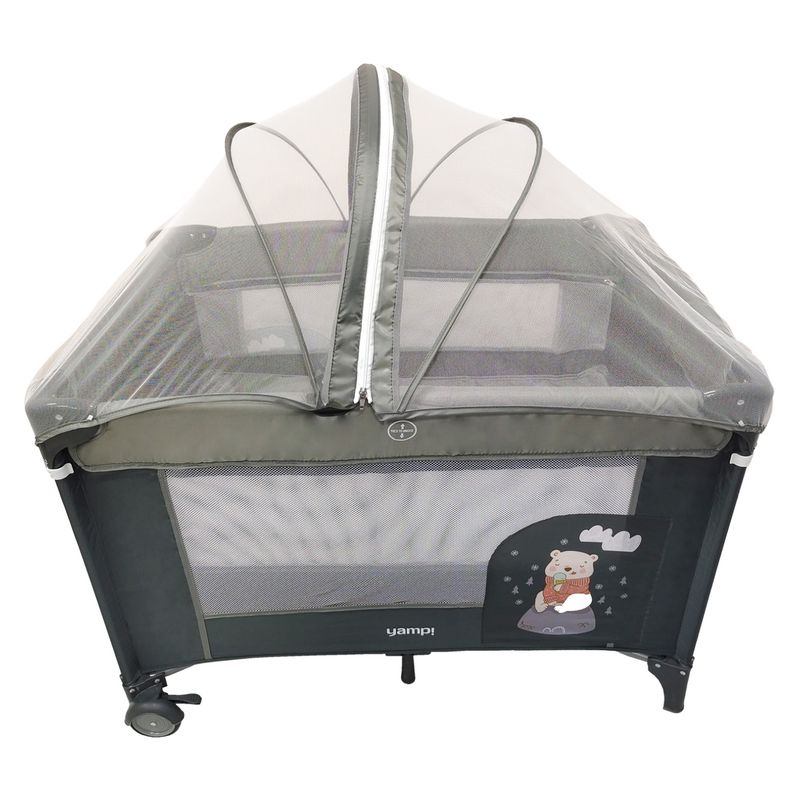 YAMP - Cuna con Sistema Colecho Maru Gris Yamp