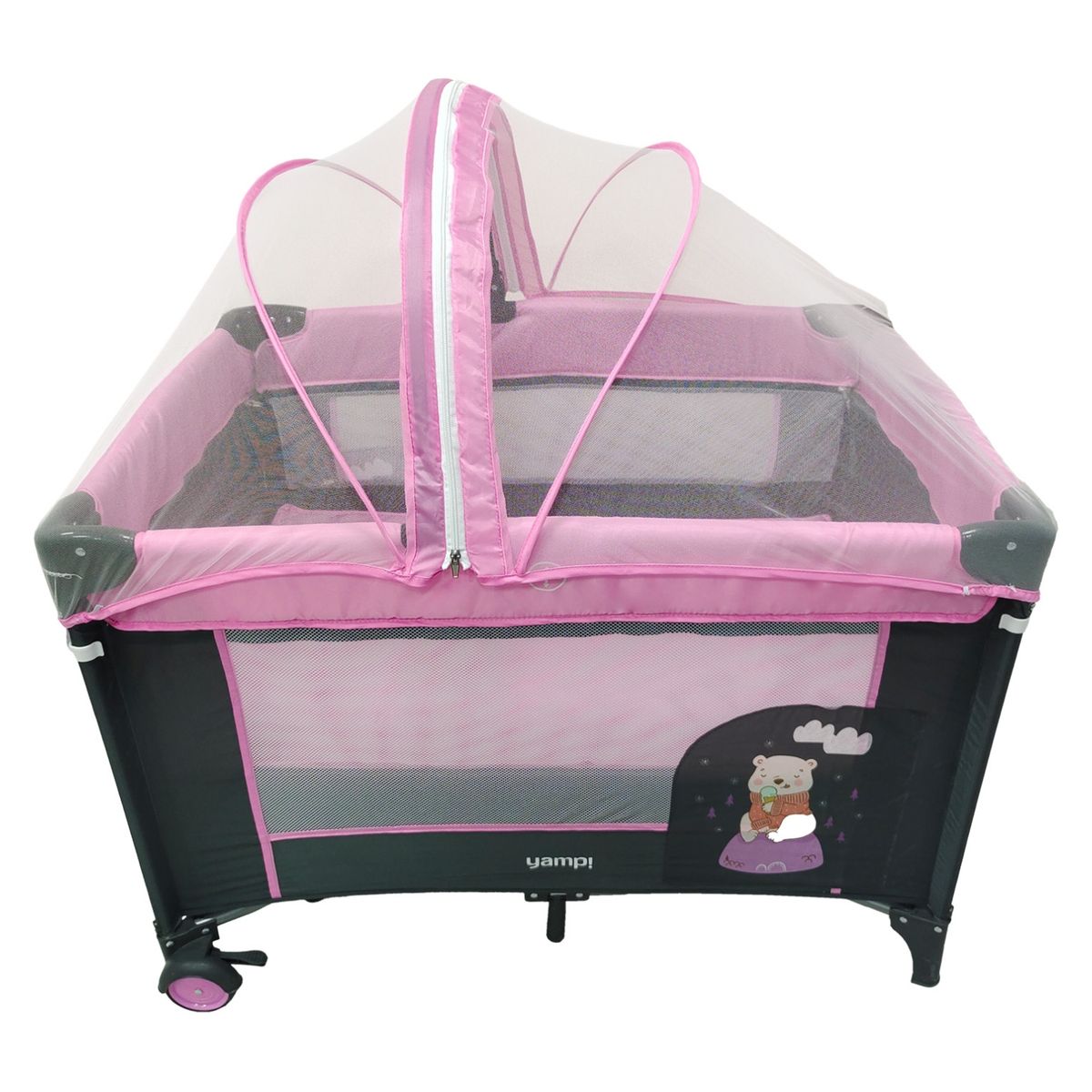 YAMP - Cuna con Sistema Colecho Maru Rosada Yamp
