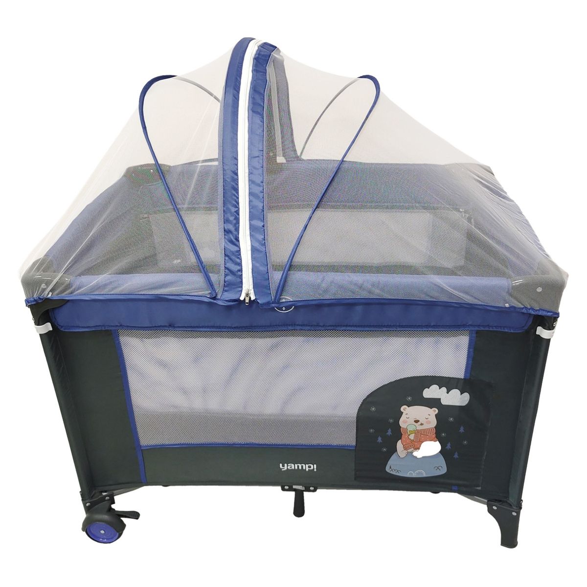 YAMP - Cuna con Sistema Colecho Maru Azul Yamp
