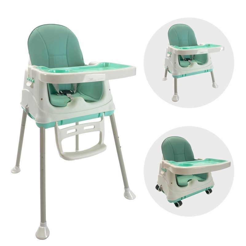 YAMP - Yamp Silla de Comer 4 en 1 Yaris Verde