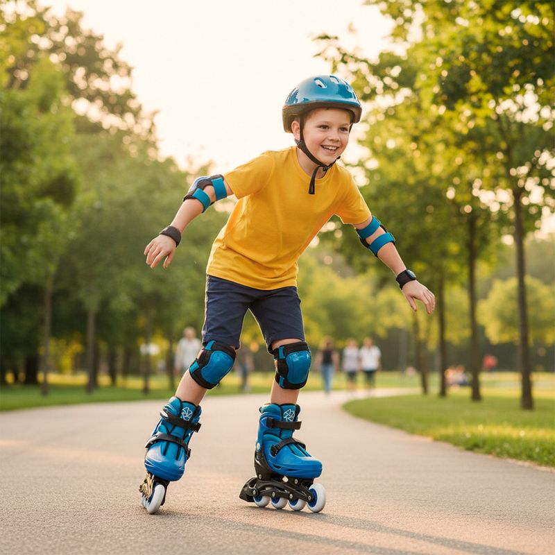 SCOOP - Set de Patines en Línea Scoop Azul con Protecciones