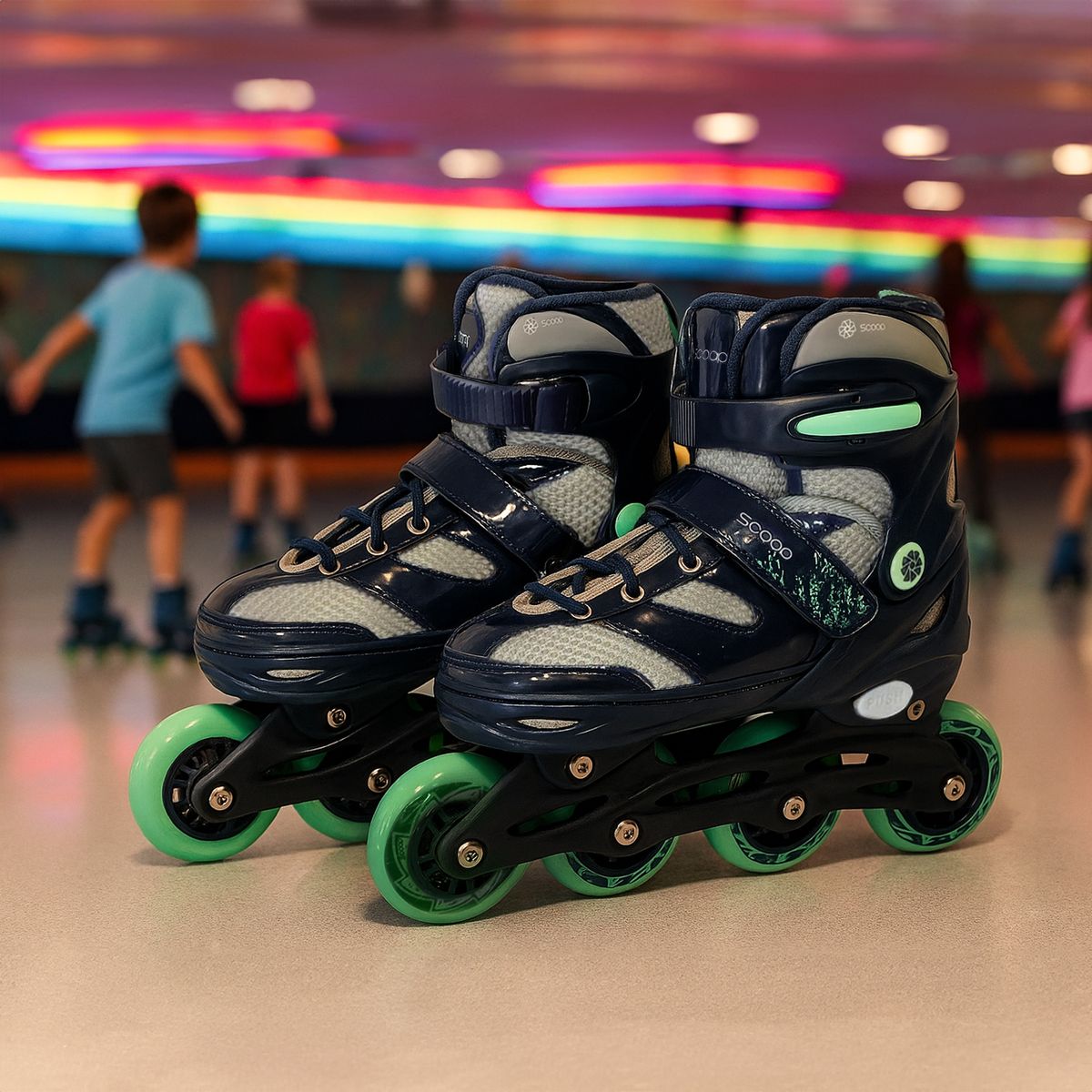 SCOOP - Roller Inline Ajustables Scoop Talla M Ruedas PU