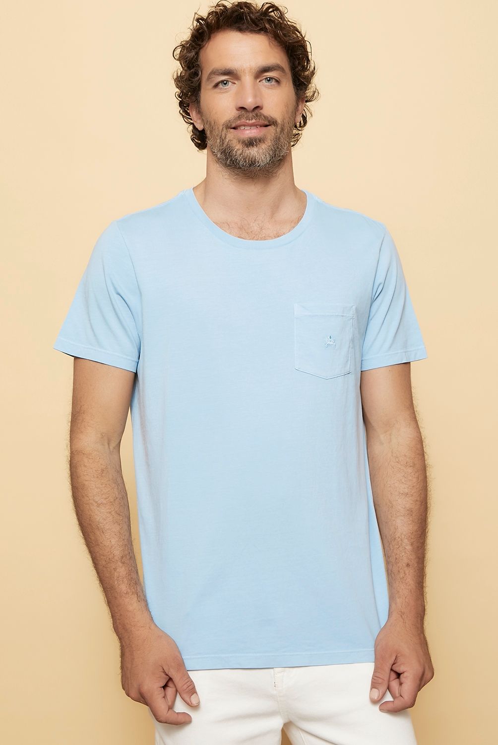 CASCAIS - Polera Manga Corta Algodón Prima Hombre Cascais